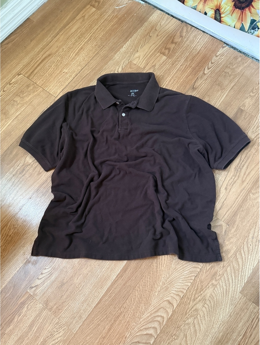 Harbor Bay Men's Polo Shirt 3XL Brown 100% Cotton